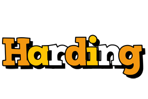 Harding cartoon logo