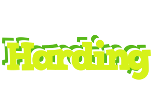 Harding citrus logo