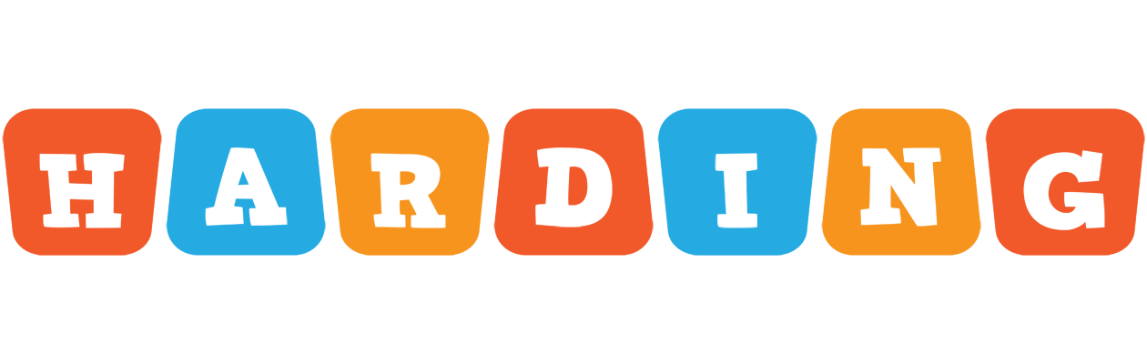 Harding comics logo