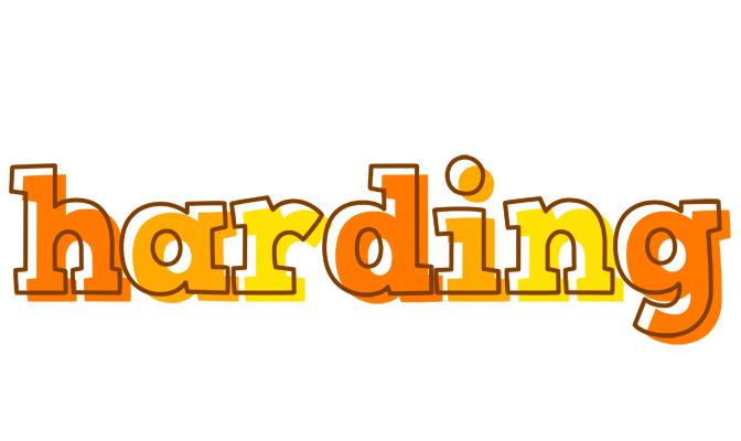 Harding desert logo