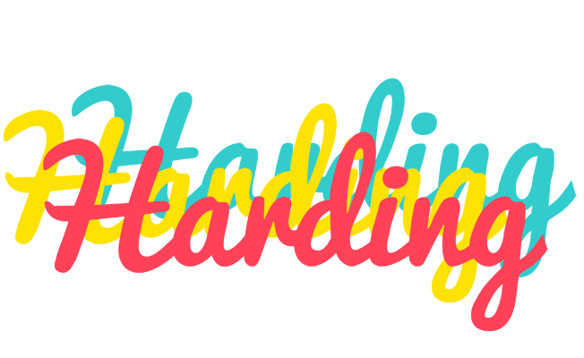 Harding disco logo