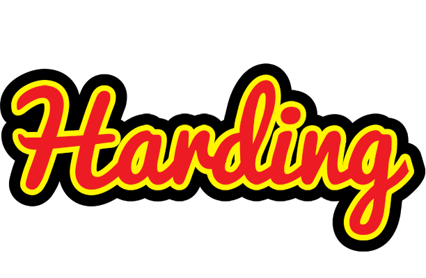 Harding fireman logo