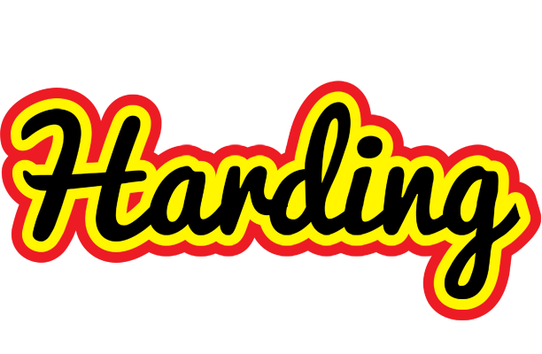 Harding flaming logo