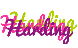 Harding flowers logo