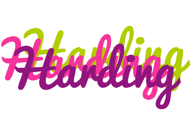 Harding flowers logo