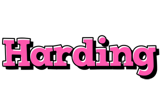 Harding girlish logo