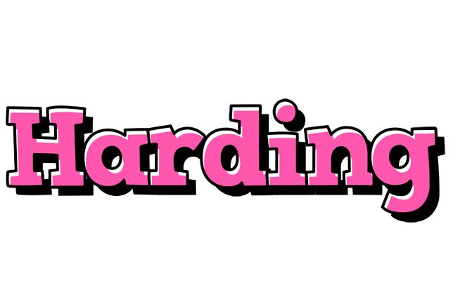 Harding girlish logo