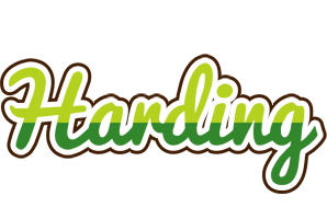 Harding golfing logo