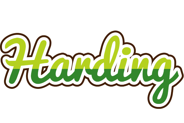 Harding golfing logo