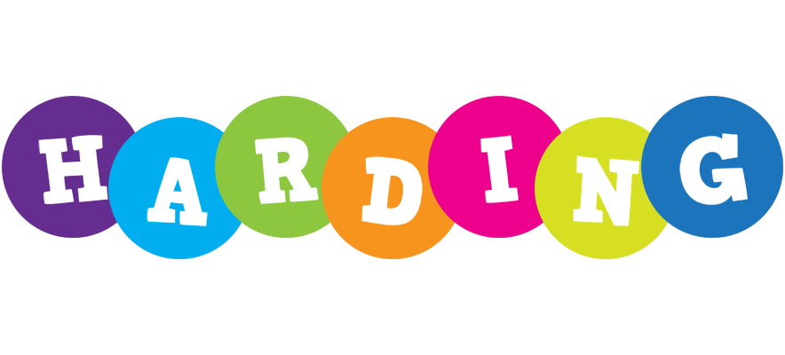 Harding happy logo