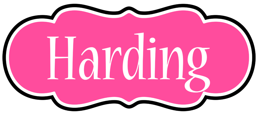 Harding invitation logo
