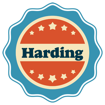 Harding labels logo