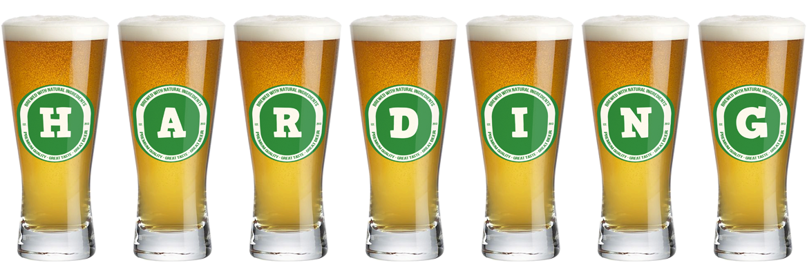 Harding lager logo