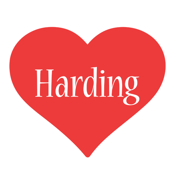 Harding love logo