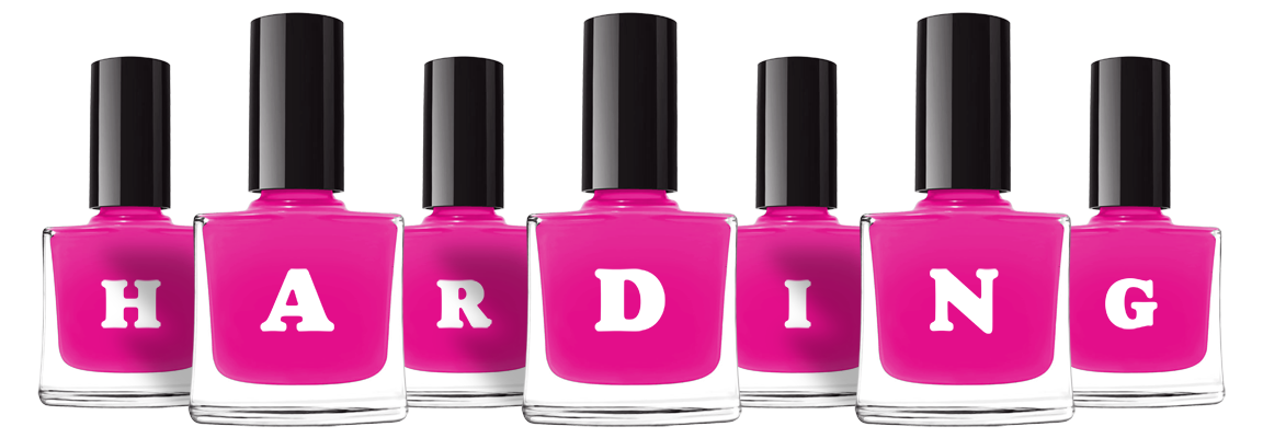 Harding nails logo