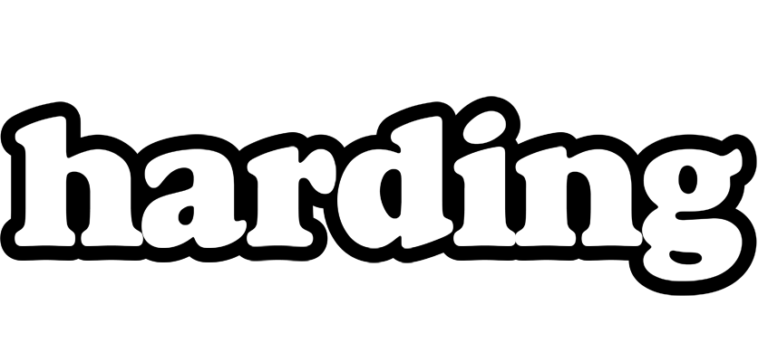Harding panda logo