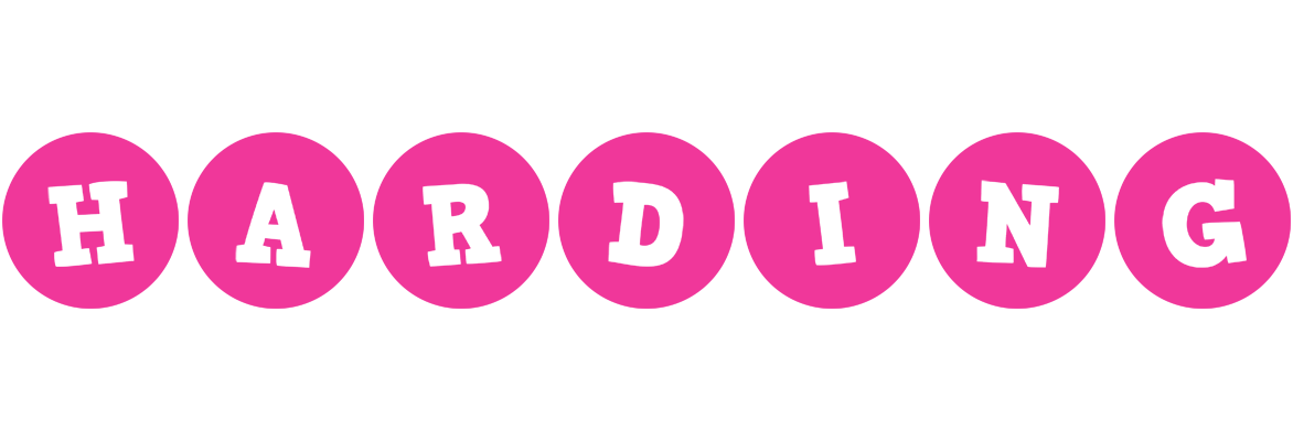 Harding poker logo