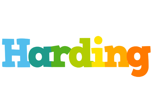 Harding rainbows logo