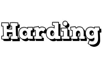 Harding snowing logo