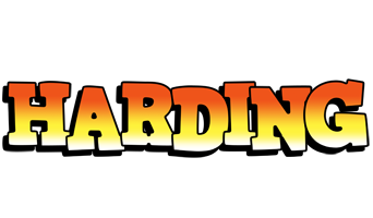 Harding sunset logo