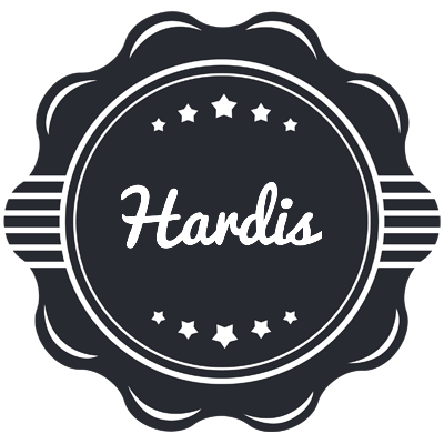 Hardis badge logo