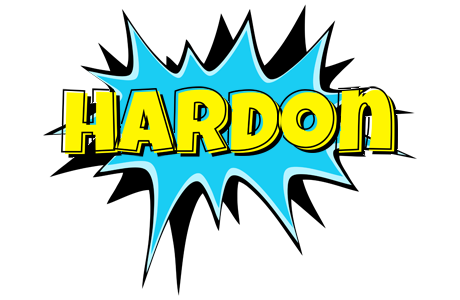 Hardon amazing logo