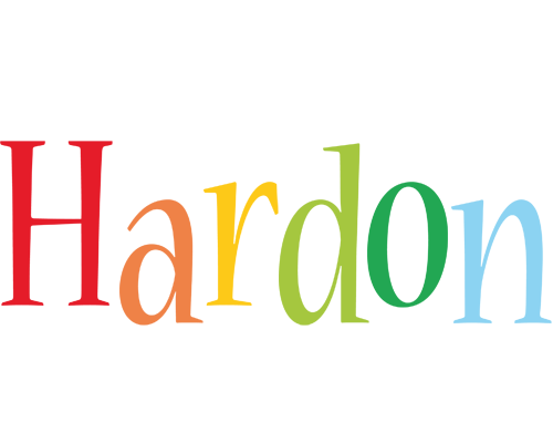Hardon birthday logo