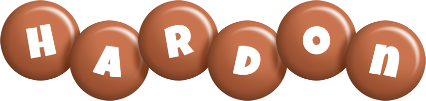 Hardon candy-brown logo