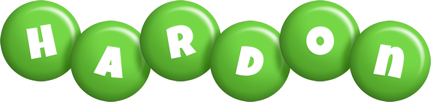 Hardon candy-green logo