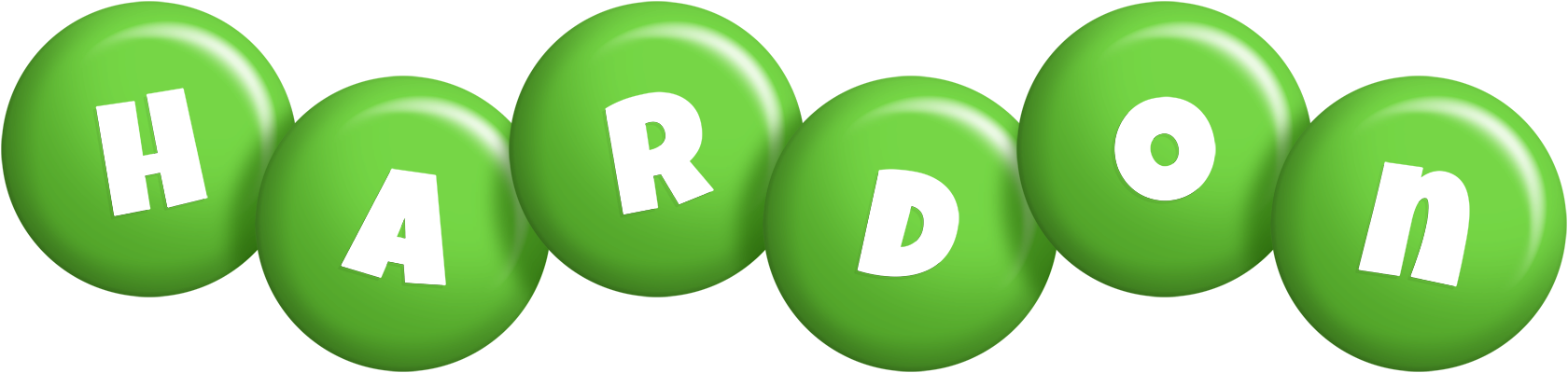 Hardon candy-green logo