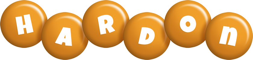 Hardon candy-orange logo