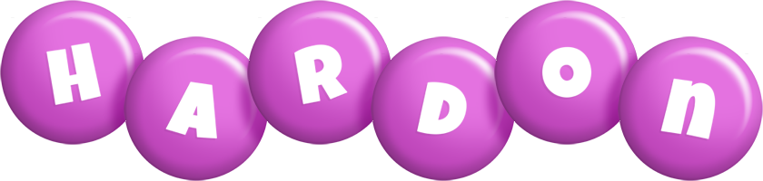 Hardon candy-purple logo