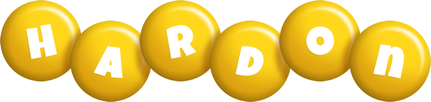Hardon candy-yellow logo