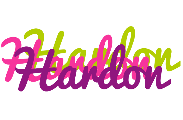 Hardon flowers logo