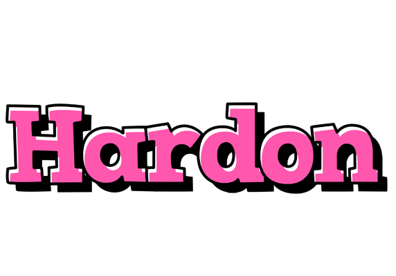 Hardon girlish logo