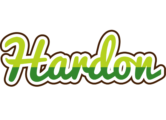 Hardon golfing logo