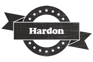 Hardon grunge logo