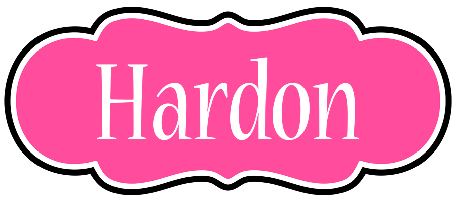 Hardon invitation logo