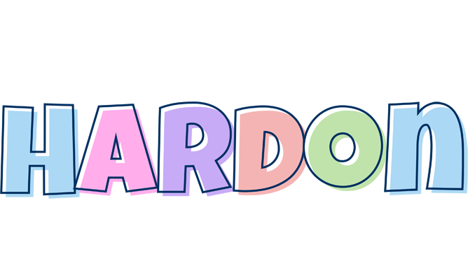 Hardon pastel logo