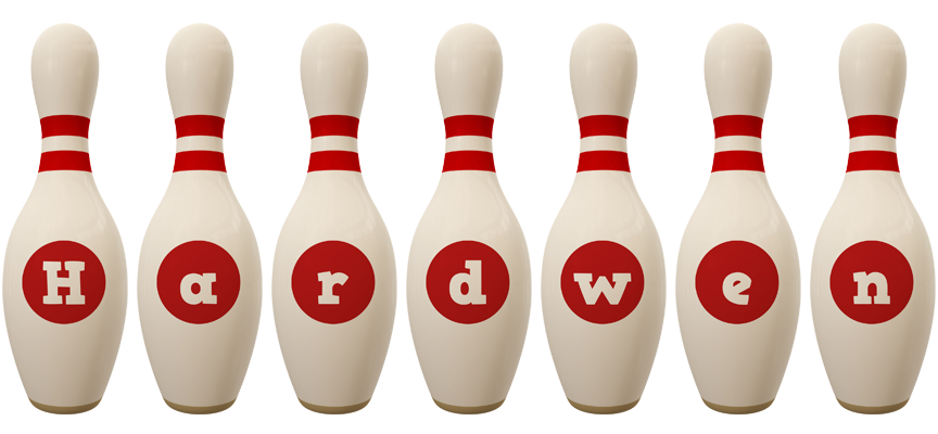 Hardwen bowling-pin logo