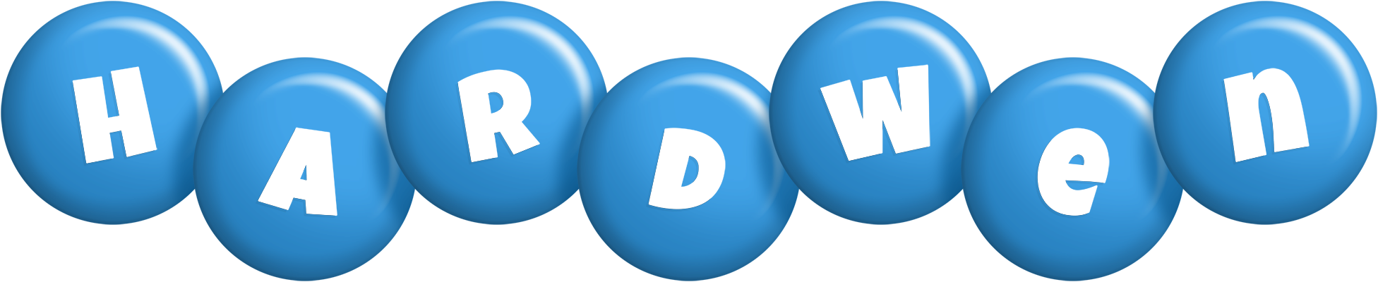 Hardwen candy-blue logo