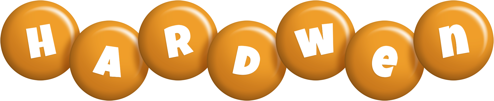 Hardwen candy-orange logo