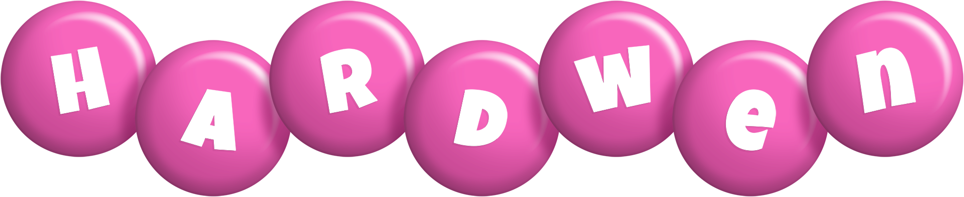 Hardwen candy-pink logo