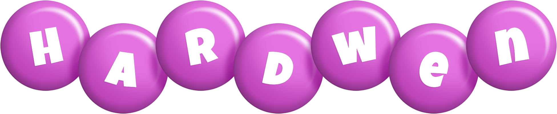 Hardwen candy-purple logo