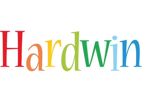 Hardwin birthday logo