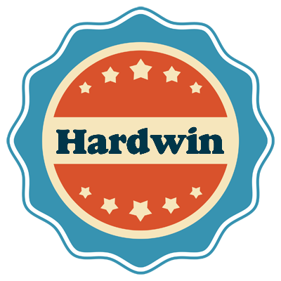 Hardwin labels logo