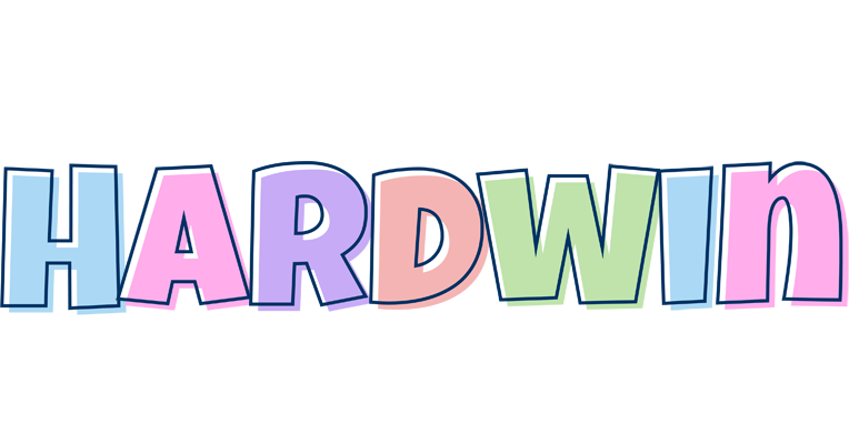 Hardwin pastel logo