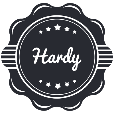 Hardy badge logo