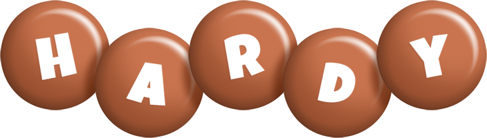 Hardy candy-brown logo