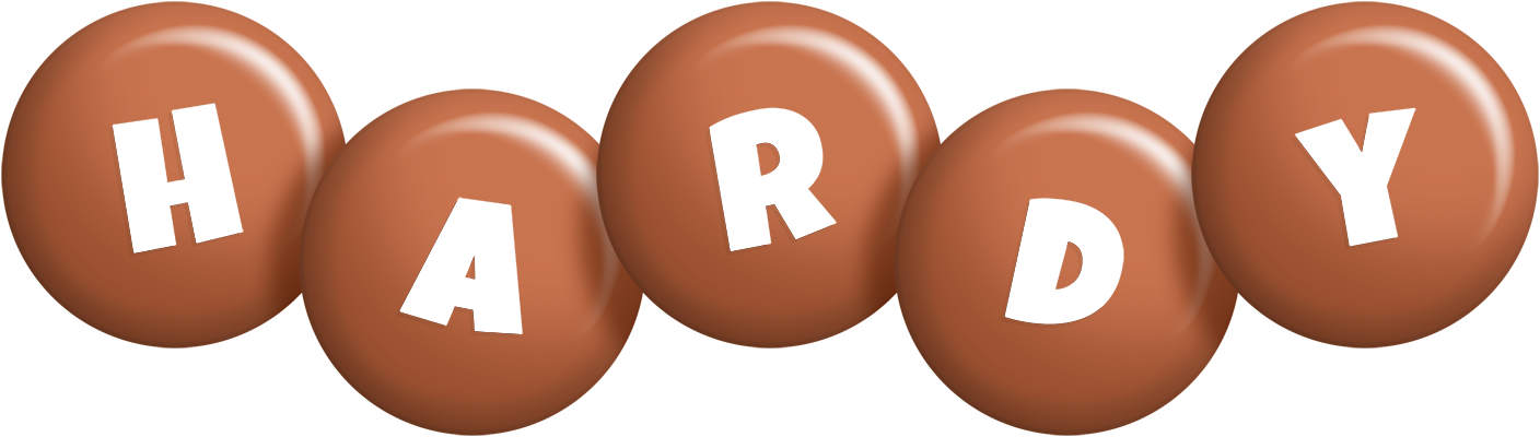 Hardy candy-brown logo